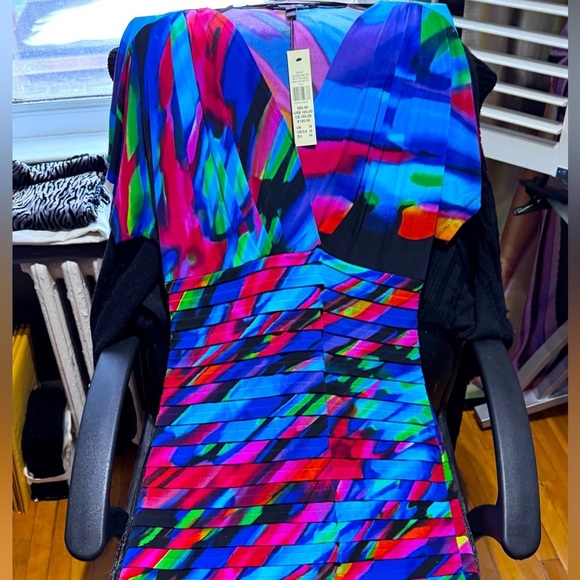 🌸 Vintage Stunning Long Tall Sally Eclipse Multicolour Spring Shutter Dress - Picture 7 of 16